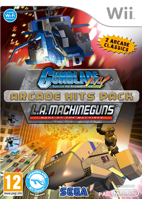 Gunblade NY And LA Machineguns - Arcade Hits Pack — box-2D (EU)