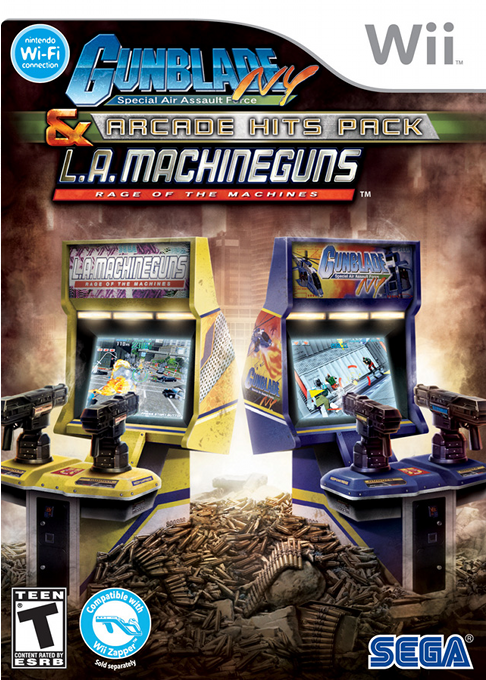 Gunblade NY And LA Machineguns - Arcade Hits Pack box art