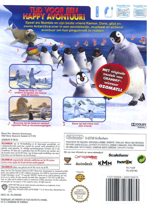 Happy Feet Two — box-2D-back (NL)