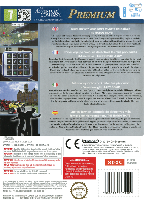 Hardy Boys - The Hidden Theft, The — box-2D-back (UK)