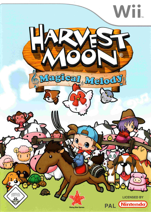 Harvest Moon - Magical Melody — box-2D (DE)