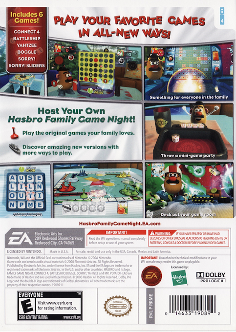 Hasbro - Family Game Night — box-2D-back (US)