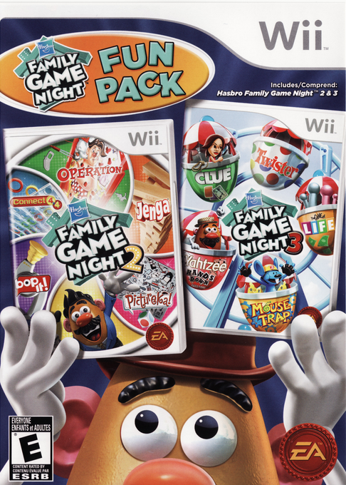 Hasbro Family Game Night Fun Pack box art