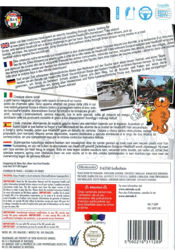 Heathcliff The Fast And The Furriest — box-2D-back (EU)