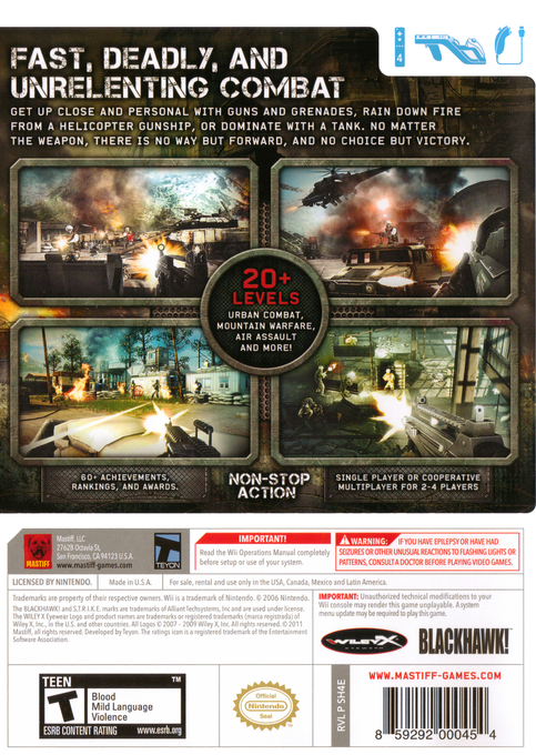 Heavy Fire - Afghanistan — box-2D-back (US)
