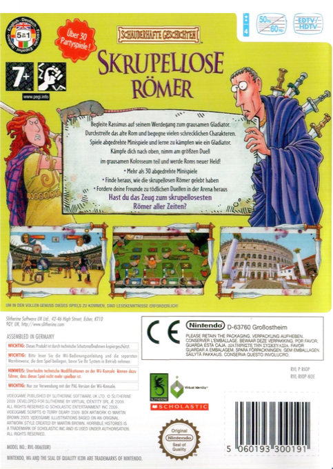 Horrible Histories - Ruthless Romans — box-2D-back (DE)