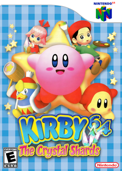 Kirby 64 -  The Crystal Shards (N64) box art