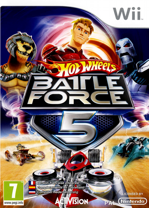 Hot Wheels - Battle Force 5 — box-2D (FR)