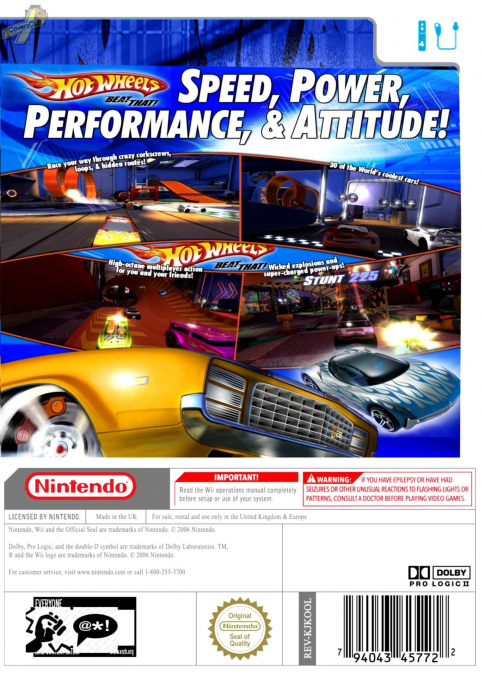 Hot Wheels - Beat That ! — box-2D-back (US)