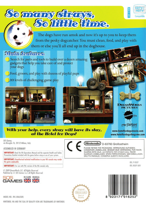 Hotel for Dogs — box-2D-back (UK)