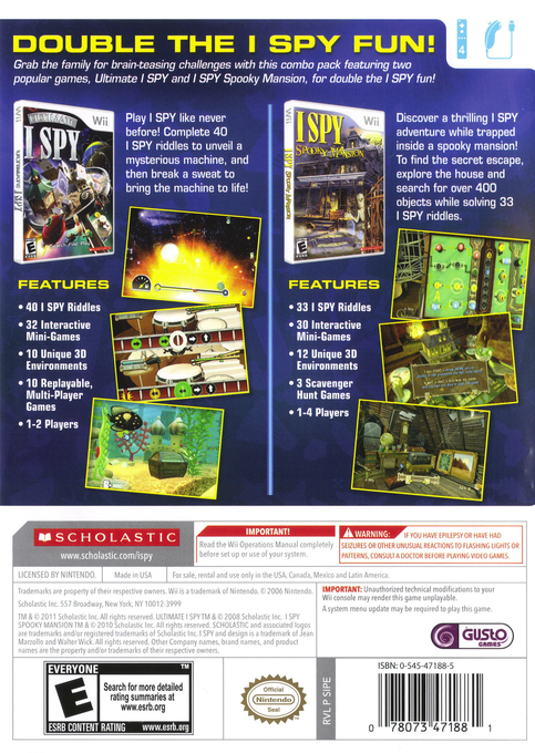 I Spy Game Pack — box-2D-back (US)