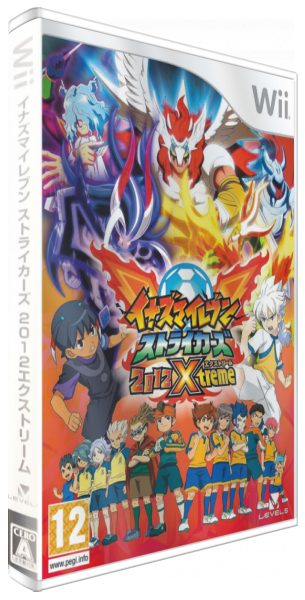 Inazuma Eleven Strikers 2012 Xtreme — box-3D (JP)