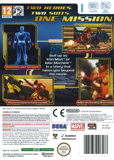 Iron Man 2 — box-2D-back (EU)