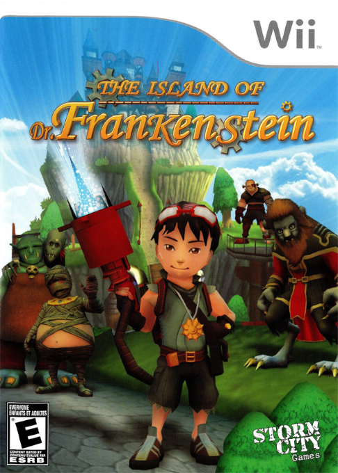 Island of Dr. Frankenstein, The box art
