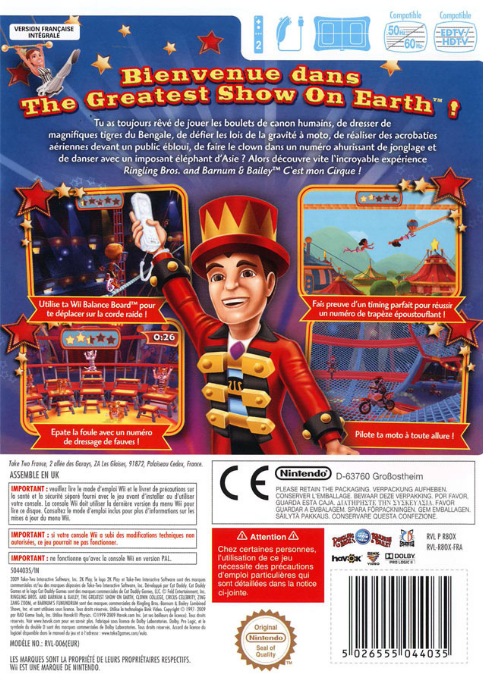 It's My Circus — box-2D-back (FR)