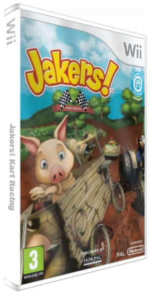 Jakers! Kart Racing — box-3D (EU)