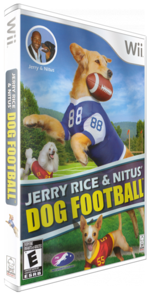 Jerry Rice And Nitus' Dog Football — box-3D (US)