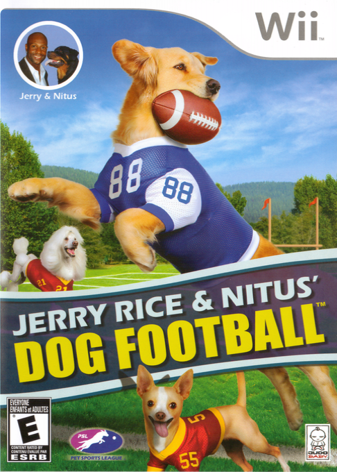 Jerry Rice And Nitus' Dog Football box art