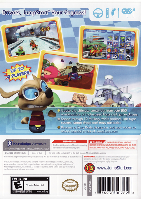 JumpStart Crazy Karts — box-2D-back (US)