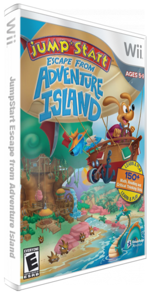 JumpStart Escape from Adventure Island — box-3D (US)