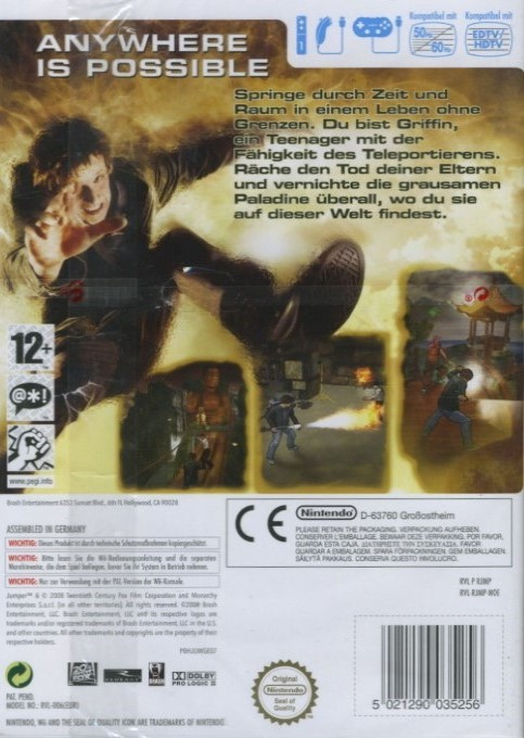Jumper - Griffin's Story — box-2D-back (DE)