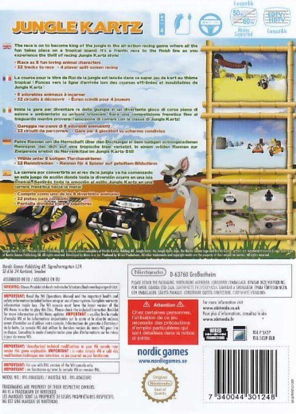 Jungle Kartz — box-2D-back (EU)