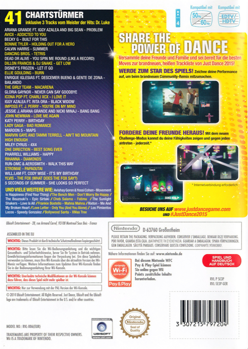 Just Dance 2015 — box-2D-back (DE)