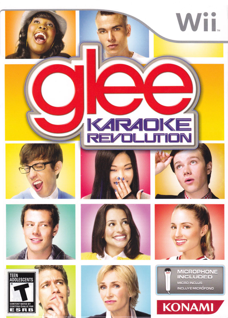 Glee Karaoke Revolution box art