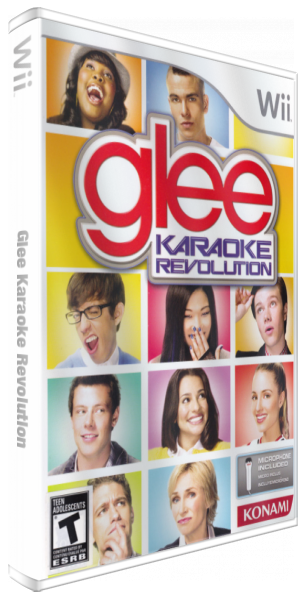 Glee Karaoke Revolution — box-3D (US)