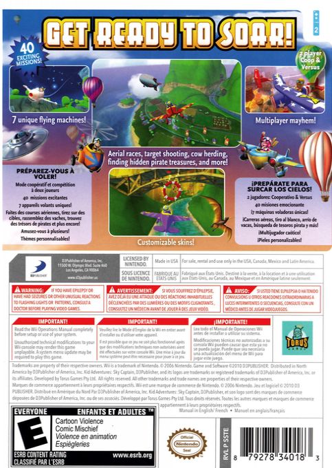Kid Adventures Sky Captain — box-2D-back (US)