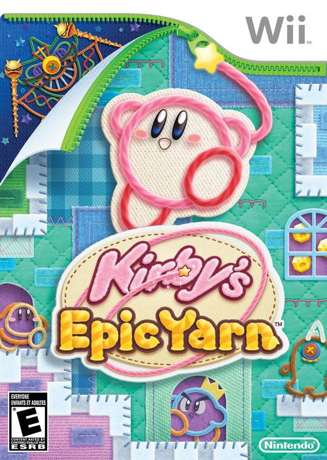 Kirby's Epic Yarn box art