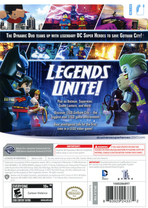 Lego Batman 2 - Dc Super Heroes — box-2D-back (US)