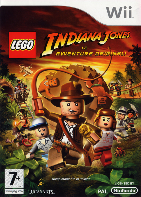 Lego Indiana Jones - The Original Adventures — box-2D (IT)