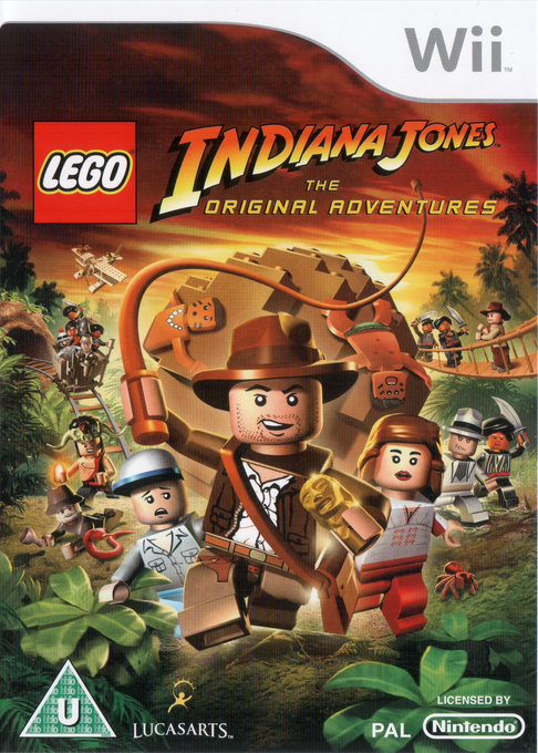 Lego Indiana Jones - The Original Adventures — box-2D (UK)
