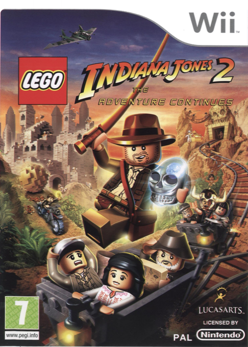 Lego Indiana Jones 2 - The Adventure Continues — box-2D (EU)