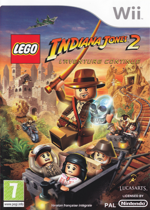 Lego Indiana Jones 2 - The Adventure Continues — box-2D (FR)