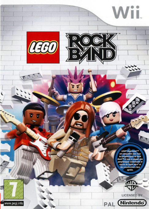 Lego Rock Band — box-2D (FR)