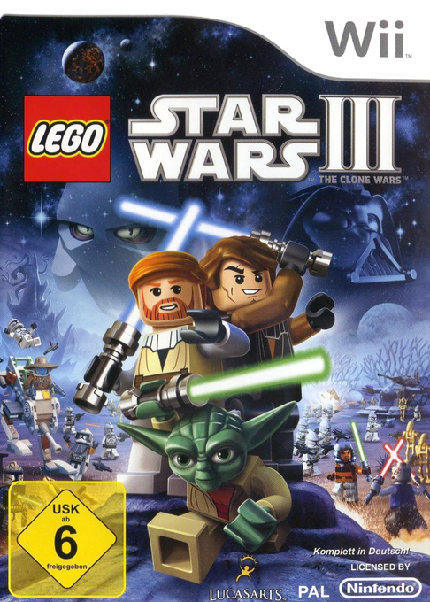 Lego Star Wars 3 - The Clone Wars — box-2D (DE)