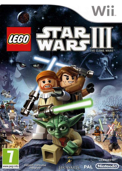 Lego Star Wars 3 - The Clone Wars — box-2D (FR)