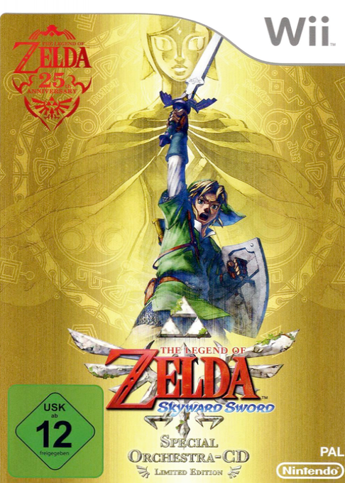 Legend Of Zelda - Skyward Sword, The — box-2D (DE)