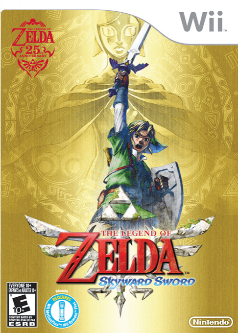 Legend Of Zelda - Skyward Sword, The box art