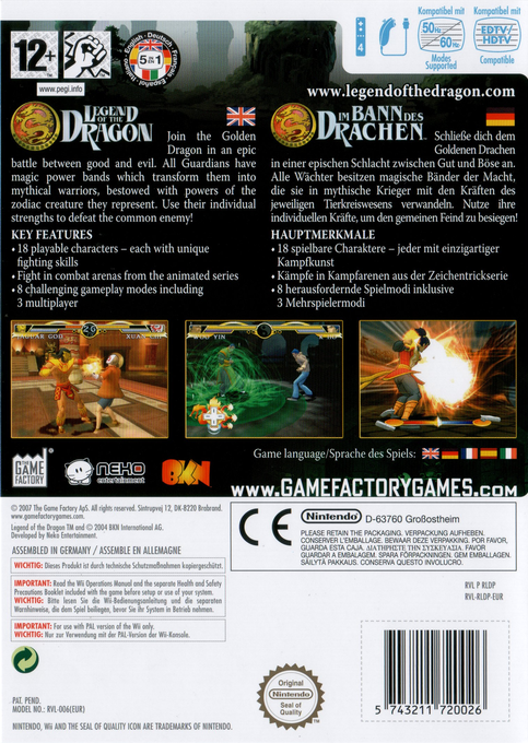 Legend of the Dragon — box-2D-back (EU)