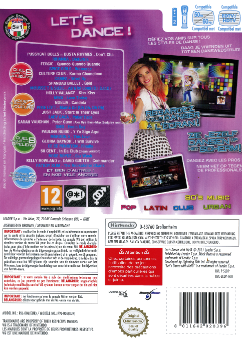 Let's Dance With Mel B — box-2D-back (FR)