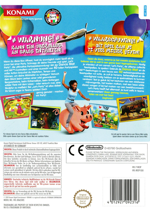 Let's Party! — box-2D-back (DE)