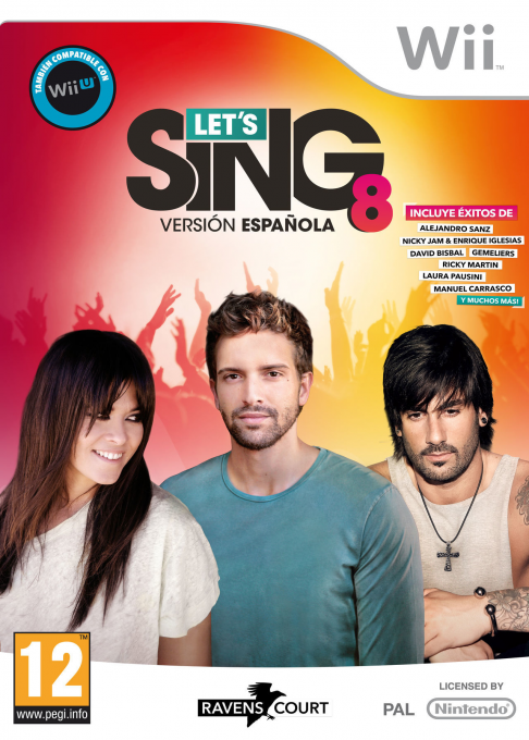 Let's Sing 8 - Version Espanola box art
