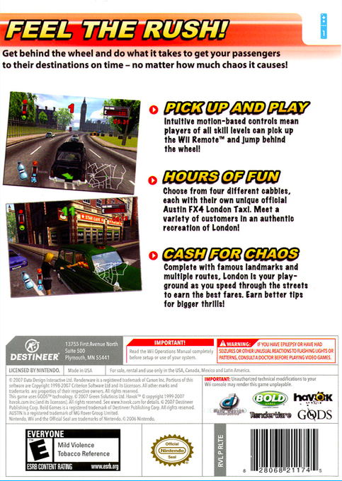 London Taxi - Rushour — box-2D-back (US)