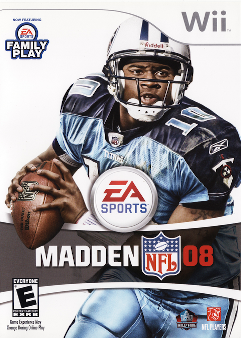 Madden NFL 08 box art