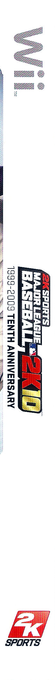 Major League Baseball 2k10 — box-2D-side (US)