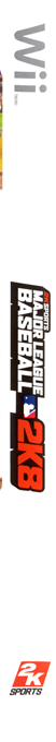Major League Baseball 2k8 — box-2D-side (US)