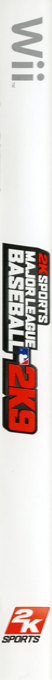 Major League Baseball 2k9 — box-2D-side (US)